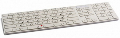 Клавиатура OKLICK 556S, USB, белая