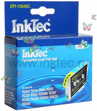 Струйный картридж INKTEC EPI-10048C, голубой