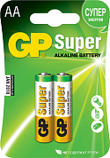 Батарейка AA GP Super, 1.5V (2 шт)