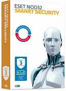 ESET NOD32 Smart Security, 3 Device на 1 год, Base/продление лицензии, BOX
