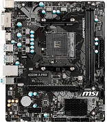 Материнская плата MSI A320M-A Pro AMD A320, AM4, DDR4, RAID, DVI, HDMI, 6*USB2.0, 4*USB3.0, 2*PS/2, GLAN, mATX