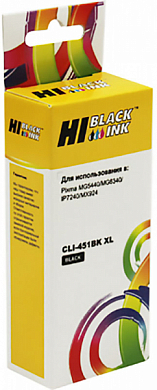 Струйный картридж HI-BLACK HB-CLI-451XL-Bk, черный