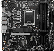 Материнская плата MSI Pro B760M-P DDR4 Intel B760, FCLGA1700, DDR4, VGA, HDMI, DisplayPort, 6*USB2.0, 4*USB3.2, GLAN, mATX