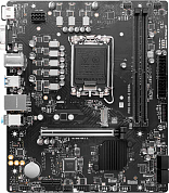 Материнская плата MSI Pro H610M-E DDR4 Intel H610, FCLGA1700, DDR4, VGA, HDMI, 4*USB3.2, 6*USB2.0, PS/2, GLAN, mATX