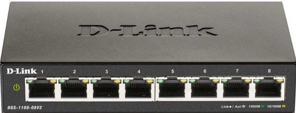 Купить Коммутатор 2 уровня D-LINK DGS-1100-08V2 (DGS-1100-08V2/A1A ...