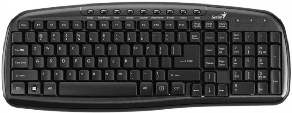 Купить Клавиатура GENIUS KB-M225C, USB, черная 31310479102 - цена в ...
