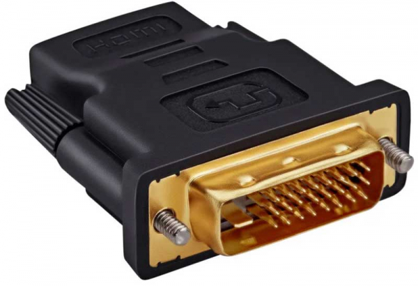 Купить Адаптер (переходник) HDMI - DVI, BURO HDMI-19FDVID-M_ADPT, HDMI ...