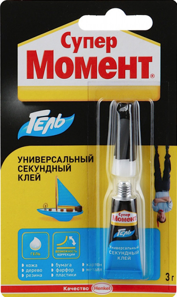 Купить Супер клей-гель HENKEL Момент универсальный, 3 г - цена в .