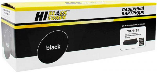 Купить  HI-BLACK HB-TK-1170, черный, black, совместимый Kyocera .