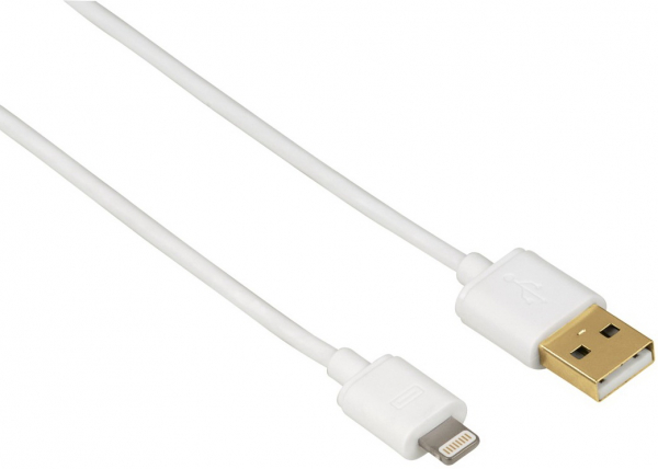 Купить Кабель Apple Lightning (8 pin) - USB Am, HAMA H-54567, 1.5 м ...