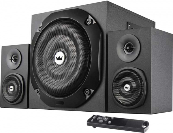 Купить Беспроводные колонки CROWN CMBS-401, черные, Bluetooth / AUX 3.5 ...