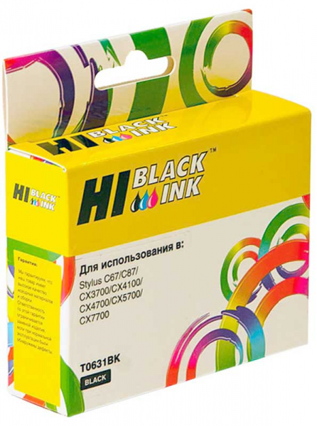 Купить Струйный картридж HI-BLACK HB-T0631, черный, black, совместимый ...
