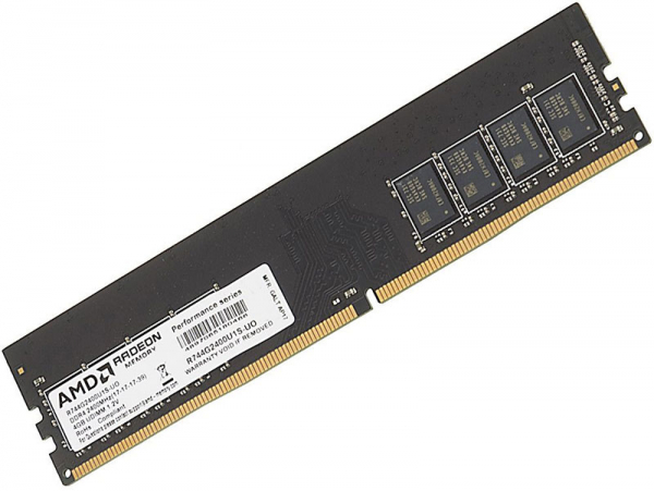 Купить Модуль памяти DDR4 4Gb PC19200 2400MHz AMD (R744G2400U1S-UO ...