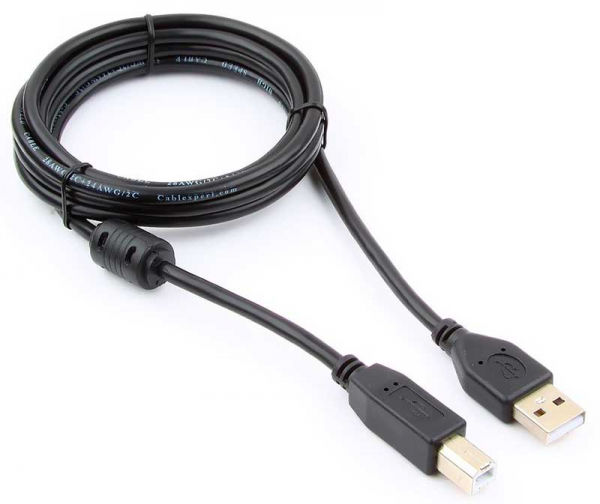 Купить Кабель USB 2.0, USB Am - USB Bm, CABLEXPERT Pro CCF-USB2-AMBM-6 ...