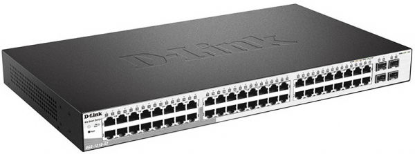 Купить Коммутатор 2 уровня D-LINK WebSmart DGS-1210-52 (DGS-1210-52/F3A ...