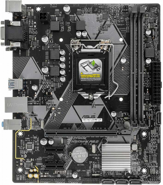 Купить Материнская плата ASUS Prime H310M-K R2.0 Intel H310, FCLGA1151 ...