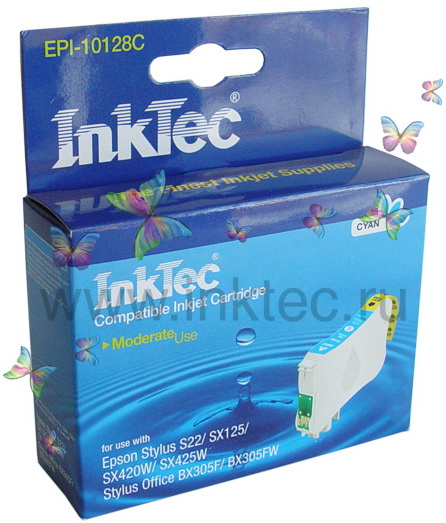Купить Струйный картридж INKTEC EPI-10128C, голубой. Просроченный товар ...