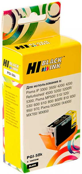 Купить Струйный картридж HI-BLACK HB-PGI-5Bk, черный, black .