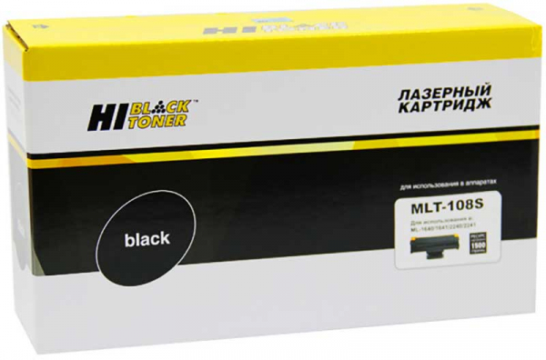 Купить  HI-BLACK HB-MLT-D108S, черный, black, совместимый .
