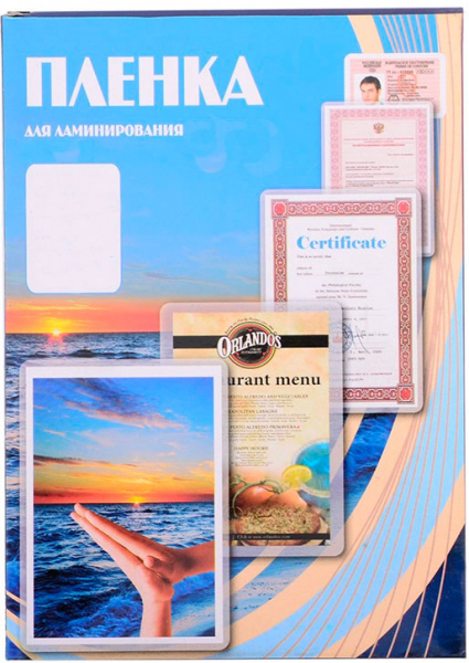 Купить Пленка для ламинирования A4 (216x303 мм) 75 мкм OFFICE KIT ...