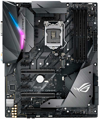 Материнская плата ASUS ROG Strix Z390-F Gaming Intel Z390, FCLGA1151, DDR4, RAID, HDMI, DisplayPort, 4*USB2.0, 6*USB3.1, PS/2, 2*M.2, GLAN, ATX