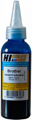 Чернила HI-BLACK Universal для Brother, водные, 100 мл, голубой