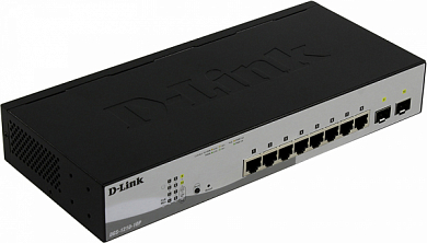 Коммутатор 2 уровня D-LINK WebSmart DGS-1210-10P