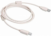 Кабель USB 2.0, USB Am - USB Bm, BURO MG, 1.8 м, серый