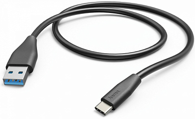 Кабель USB Type-C - USB Am, HAMA H-178396, 1.5 м, черный