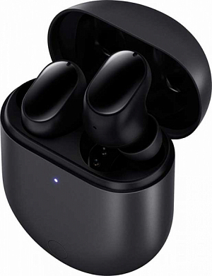 Гарнитура Bluetooth XIAOMI Redmi Buds 3 Pro, беспроводная, вкладыши, зарядный футляр, черная