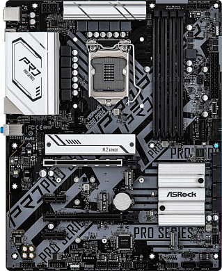 Материнская плата ASROCK B560 Pro4 Intel B560, FCLGA1200, DDR4, DisplayPort, HDMI, 4*USB3.2, 2*USB2.0, 1*PS/2, GLAN, ATX