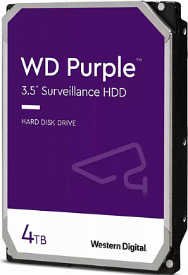Жесткий диск 3.5" WD Purple 4 Тб (WD44PURZ)