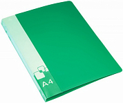 Папка с пружинным скоросшивателем A4 БЮРОКРАТ -PZ07Pgreen, зеленая