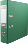 Папка-регистратор A4 75 мм SILWERHOF 355021-03, зеленая