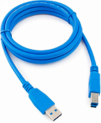 Кабель USB 3.0, USB Am - USB Bm, CABLEXPERT Pro CCP-USB3-AMBM-6, 1.8 м, синий