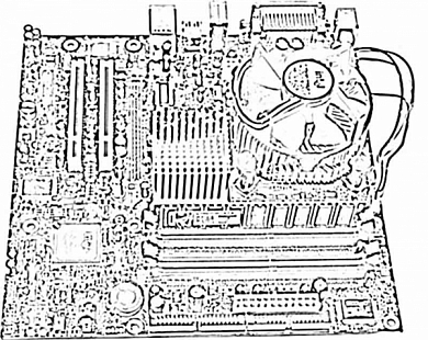 Материнская плата + Intel CPU Gigabyte GA-P55-UD3L S-1156 + i7 870 Quad Core (Б/У)