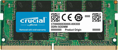 Модуль памяти SO-DDR4 8Gb PC21300 2666MHz CRUCIAL (CB8GS2666), Retail