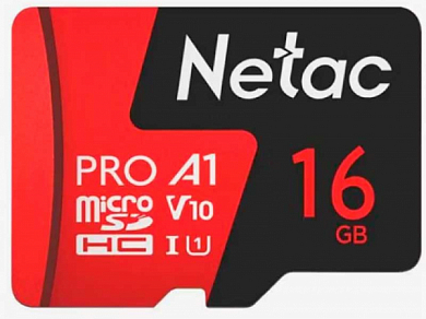 Карта памяти microSDXC NETAC P500 Extreme Pro 16Gb, Class10 UHS-I U1 A1 (NT02P500PRO-016G-S)