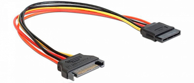 Удлинитель питания, SATA - SATA, CABLEXPERT CC-SATAMF-01, 30 см