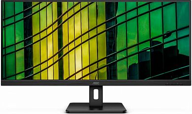 Монитор AOC U34E2M 34" 3440x1440, 21:9, черный