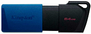 Флешка USB KINGSTON DataTraveler Exodia M 64Gb, USB 3.2, черный/синий