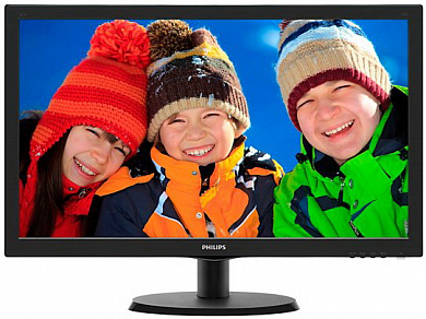 Монитор PHILIPS 223V5LSB 21.5" 1920x1080, 16:9, черный