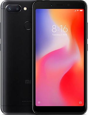 Смартфон XIAOMI Redmi 6 (M1804C3DG) 3Gb/64Gb черный (X20869)