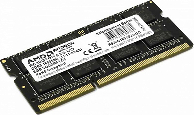 Модуль памяти SO-DDR3 8Gb PC12800 1600MHz AMD (R538G1601S2S-UO), OEM