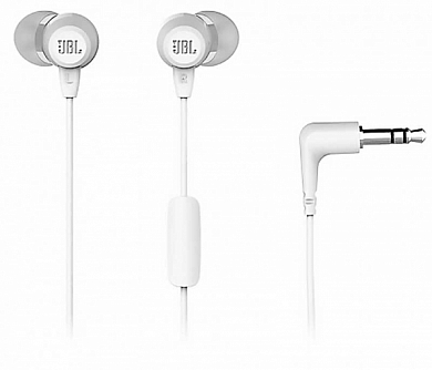 Гарнитура JBL C50HI, вкладыши, белая