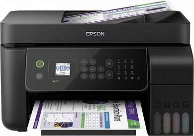 МФУ EPSON L5190, струйный, A4, черный (C11CG85405)