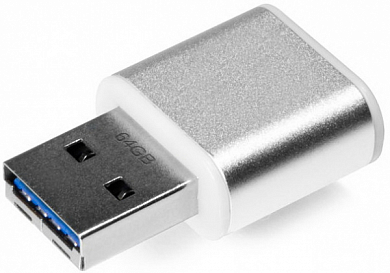 Флешка USB VERBATIM Mini Metal 32Gb, USB 3.0, серебристый