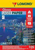 Бумага A4 LOMOND Color Laser Paper глянцевая, 105 г/м2, 250 л.