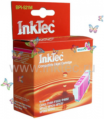 Струйный картридж INKTEC BPI-521M, пурпурный