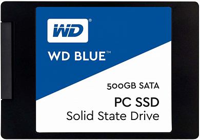 Накопитель SSD 2.5" WD Blue 500Гб (WDS500G2B0A)